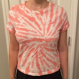 Pink & White Tie Dye T-shirt by Vans